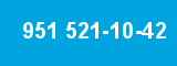 951 521-10-42 951 521-10-42